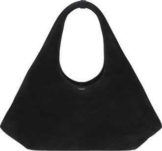 Coperni Black Folded Bag Suede Leather Shoulder Bag