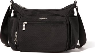 Baggallini Womens Crosstown Hobo Crossbody Bag