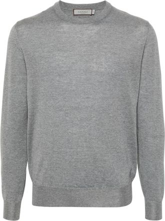 Canali fine-knit merino jumper - men - Merino - 46 - Grey