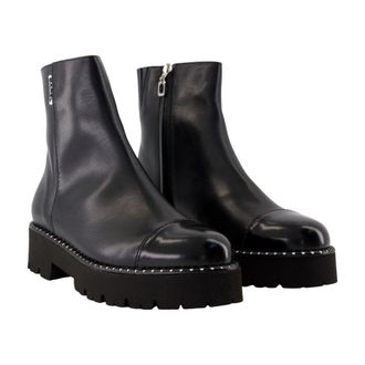 Carel Womens Chouchou 25 Ankle Boot Black Calfskin