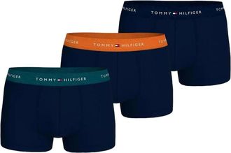Tommy Hilfiger Klassieke Trunk Boxershorts - Heren - Onderbroek - Blauw - S - Katoen - Ondergoed