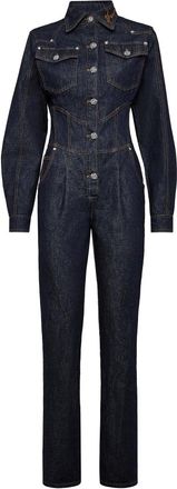 Philipp Plein Dames, Jumpsuits & Playsuits, Blauw, Maat: W25 Denim