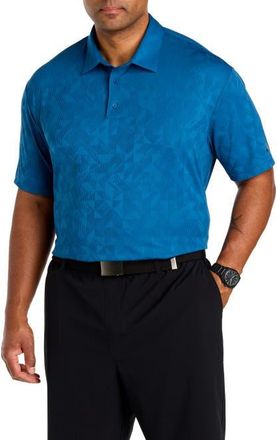 adidas Big & Tall 365 Climacool Jacquard Polo Shirt in Dusky Petrol at Nordstrom, Size Xx-Large