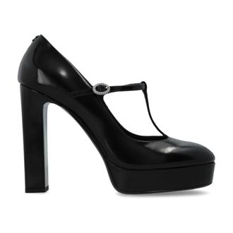 Jimmy Choo London Dames, Schoenen, Zwart, Maat: 35 EU Leer