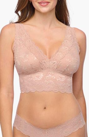 Cosabella Nsn Plungie Longline Curvy Bralette in Sette at Nordstrom, Size X-Small
