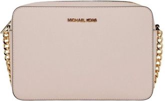 Michael Kors Michael Kors Adult Saffiano Leather East West Crossbody Handbag With 2 Slit Womens Pockets