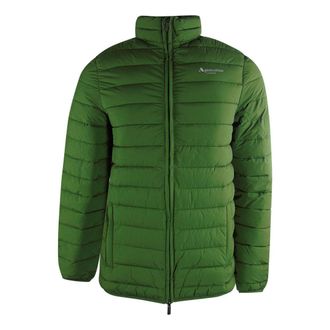 Aquascutum Heren Mock Neck Active Gewatteerd Jasje (Leger Groen)