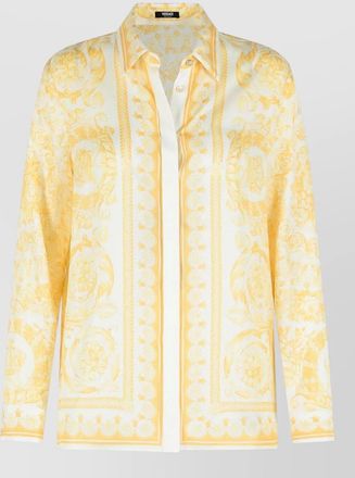 Versace silk printed shirt