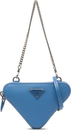 Prada Pre-owned Prada Mini Saffiano Lux Double Triangle Satchel Ladies 3DBQG83ZPTYFYVFE