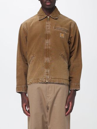 Carhartt Work in Progress Giacca OG Detroit in cotone con chiusura a zip e logo