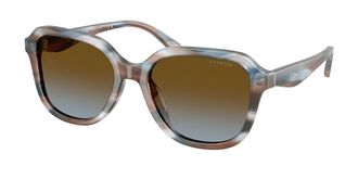 Coach HC8437U CBY87 589913 Womens Sunglasses Blue Size 53