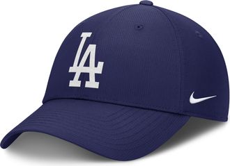 Nike Los Angeles Dodgers Club Nike Mens Dri-FIT MLB Adjustable Hat in Blue | NB024EULD-T0X