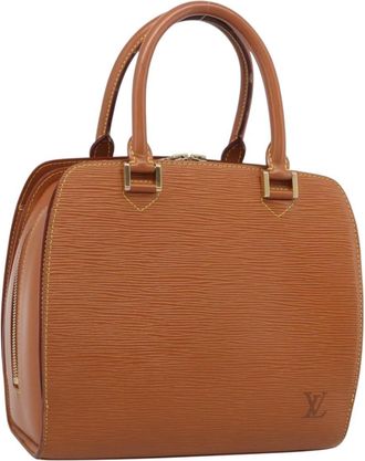 Louis Vuitton Pont Neuf Epi Leather Gold Leather Handbag (Pre-Owned)