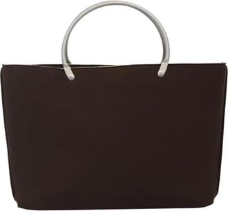 Chanel Pre-owned Nylon chanel-bags - Dames - Vintage Shopper - Bruin - ONE Size - Nylon - Vintage