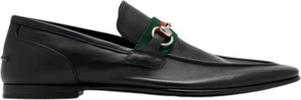 Gucci Black Leather Loafers