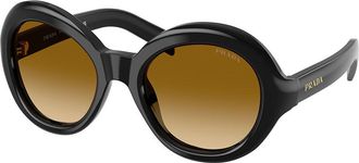 Prada PR D08SU 16K10X Womens Sunglasses Black Size 53