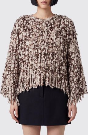 Brunello Cucinelli Cardigan in misto mohair con ricamo di paillettes