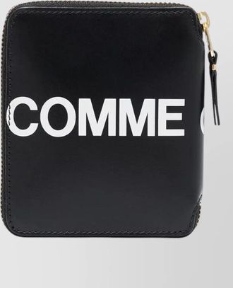 Comme Des Gar&ccedil;ons large logo zip wallet