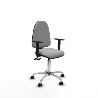 Piqueras y Crespo Silla Piqueras Y Crespo Chaudron Ergonomica Gris Claro Ajustable