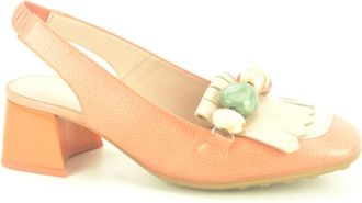 Hispanitas Coraal Vg.+ Stenen Pumps - Dames - Pumps - Oranje - 39 EU - Schoenen