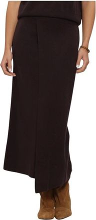 Gestuz GZmanzi Rok - Dames - Rokken - Bruin - Maat: XS Zijde