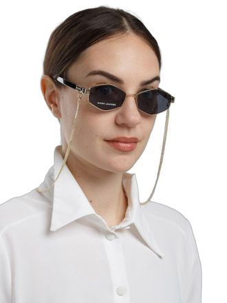 Marc Jacobs Womens Sunglasses Grey-Gold Metal
