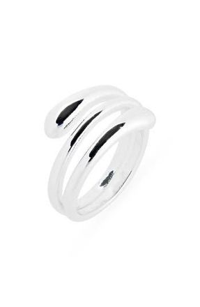 Nordstrom Rack Coil Wrap Ring in Silver at Nordstrom Rack, Size 7