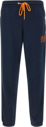Sun 68 Pantaloni sportivi con logo ricamato - Blu