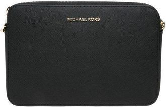 Michael Kors Womens Leather Handbag - Black - One Size