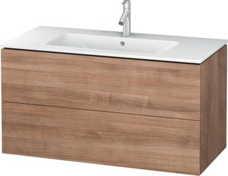 Duravit Duravit L-cube Mueble De Pared, Ancho 1020mm, Profundidad 481, 2 Cajones, Se Ajusta A Las Necesidades Del Cliente. Art&iacute;culo 233610, Color: Cerezo Del 