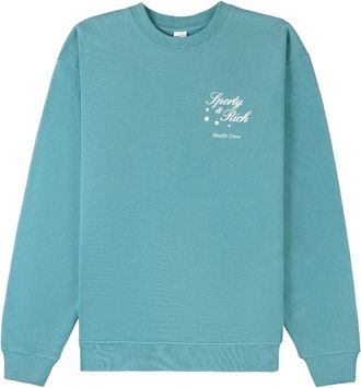 Sporty & Rich Stars Health crew-neck sweatshirt - unisex - Cotton - M - Green