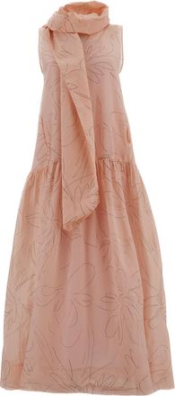 Plan C Long Organza Dress