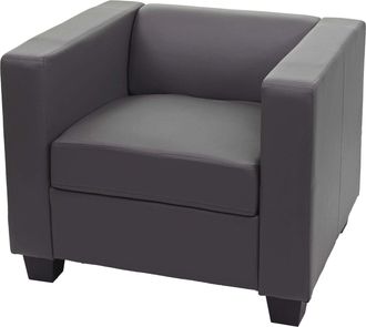 Hhg Hhg - Sill&oacute;n Lille, Polipiel, Gris Oscuro