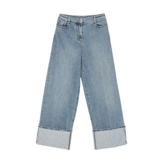 N&deg;21 Jeans, Dames, Blauw, W26, Katoen, Loose Fit Jeans