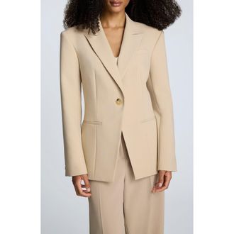 Kenneth Cole Slim Twill Jacket in Butternut at Nordstrom Rack, Size 14