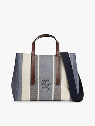 Tommy Hilfiger City TH Monogram Jacquard Satchel