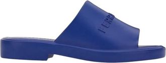 Ferragamo Giuneva Jelly Sandal - Heren - Sandalen - Blauw - 44 EU - Schoenen