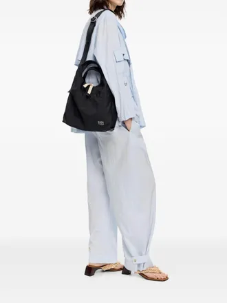 Bimba & Lola Medium leren shopper - Zwart