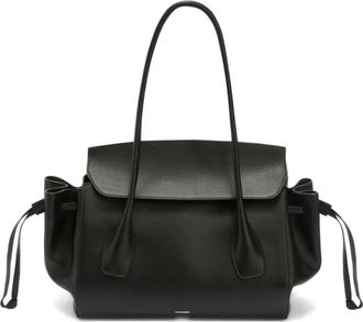 Jil Sander Top Handle Bag - Dames - Shoppers - Zwart - ONE Size - Tassen