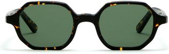 L.G.R Zanzibar 5442 Mens Sunglasses Tortoiseshell Size 46