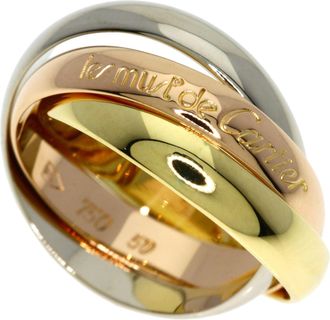 Cartier Yellow Gold (18K) Pink Gold (18K) White Gold (18K) Band Ring (Pre-Owned)