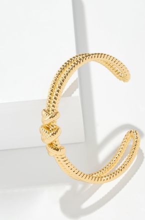 Talbots Nautical Knots Cuff Bracelet - Gold - 001 Talbots