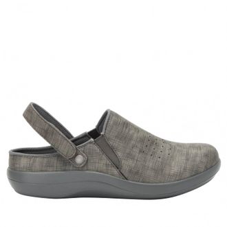 Alegria Womens Skillz Slingback Clogs In Etched Smoke