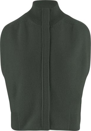 SA SU PHI Cashmere Mouwloze Trui - Dames - Bodywarmers - Groen - XL - Jassen