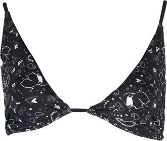 Karl Lagerfeld Triangle Swimsuit - Dames - Bikinis - Zwart - XS - Badmode