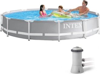 Intex Kit De Piscina Redonda Prism 3,66 X 0,76