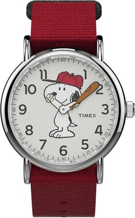 Timex Womens Timex x Peanuts White Dial Watch