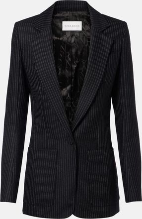 Nina Ricci Pinstripe wool-blend blazer
