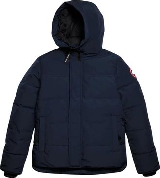 Canada Goose Macmillan Parka - Heren - Gewatteerde jassen - Blauw - 2XL - Katoen - Jassen