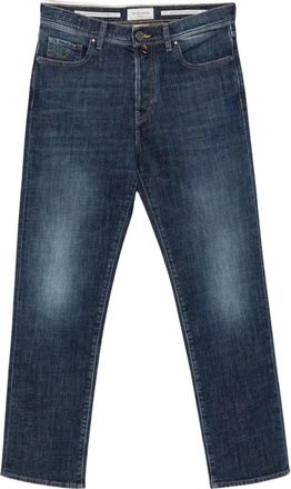 Jacob Cohen Jeans a gamba dritta effetto slavato - - Jeans - Uomo - Blu - W32